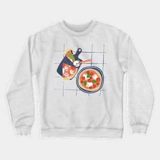 Pizza time want some yummy slice Crewneck Sweatshirt